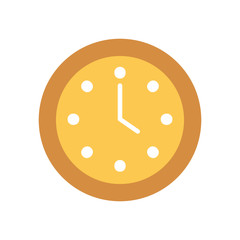 time clock isolated icon vector illustration design