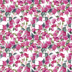 Watercolor floral pattern