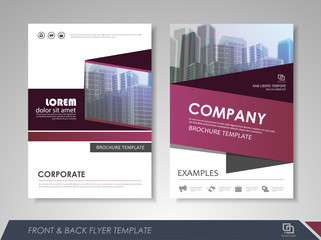 Abstract business brochure