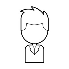 Laboratory scientist avatar character vector illustration design