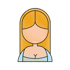 antique lady avatar character vector illustration design