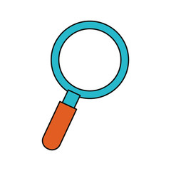 Magnifying glass lupe icon vector,illustration graphic design