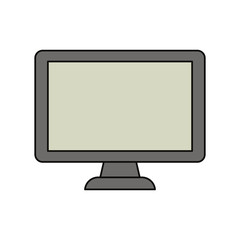 Fototapeta premium Computer screen symbol icon vector,illustration graphic design