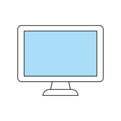 Computer screen symbol icon vector,illustration graphic design