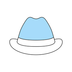 Vintage male hat icon vector,illustration graphic design