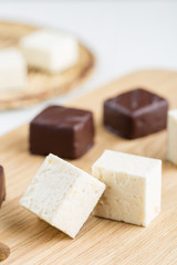 souffle candy bird's milk