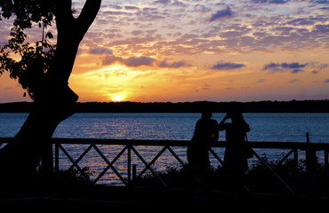 Fototapeta na wymiar Sunset in Paraíba, Brazil