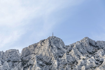 Naklejka na ściany i meble mount sainte-victoire in the provence, the Cezanne mountain