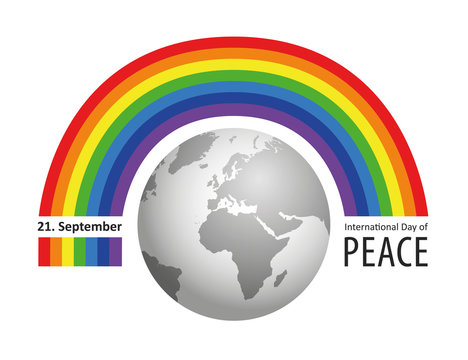international day of peace regenbogen
