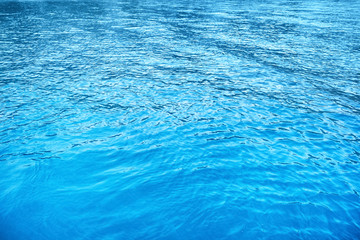 Sea water surface on sunny day