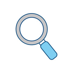 Magnifying glass symbol icon vector illustration graphic design