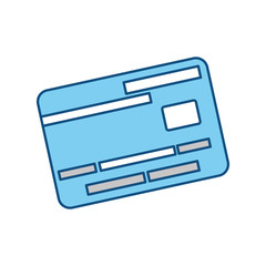 Credit card bank icon vector illustration graphic design