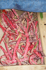 Gem&uuml;se auf einem Wochenmarkt in Italien