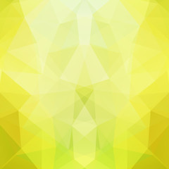 Fototapeta na wymiar Abstract background consisting of yellow triangles. Geometric design for business presentations or web template banner flyer. Vector illustration