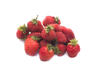 Fresh strawberry isolated on white background