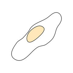Sunny egg food icon vector illustration graphic design