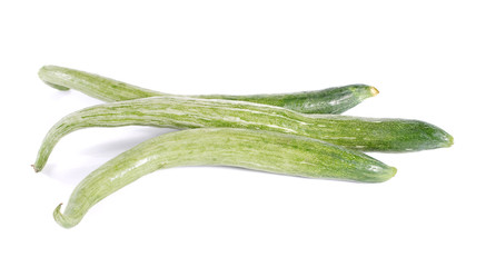 Zucchini isolated on white background