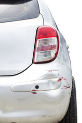 Fototapeta premium car of accident .
