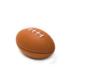 isolated rugby ball