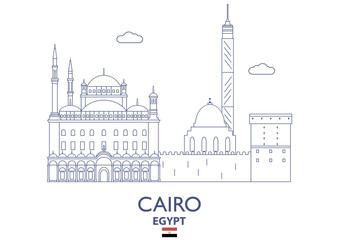 Cairo City Skyline, Egypt