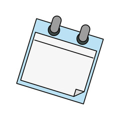 Empty notes isolated icon vector illustration graphic design