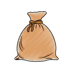 Money bag symbol icon vector illustration graphic design