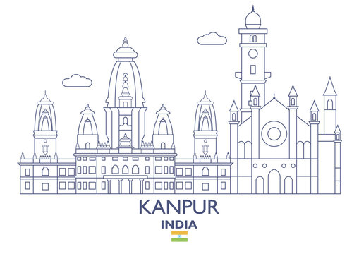 Kanpur City Skyline, India