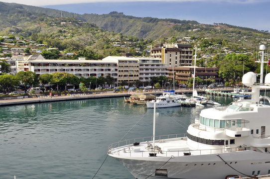A View of Papeete, Tahiti, French Polynesia