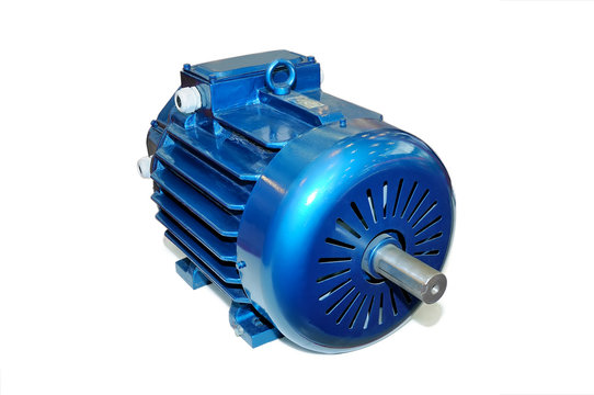 New Blue Electric Motor