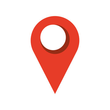 Pointer map location symbol icon vector illustration graphic design