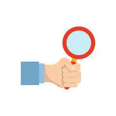 Magnifying glass symbol icon vector illustration graphic design