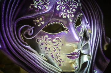 venetian masks close up