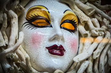 venetian masks close up