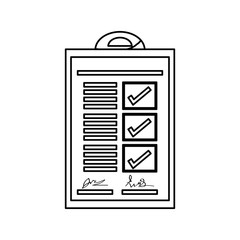 Checklist document sheet icon vector illustration graphic design