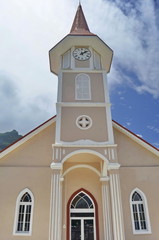 Catholic Church in Bora Bora, French Polynesia