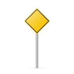 blank road sign vector