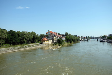 Donau in Regensburg