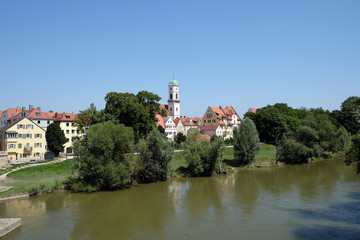 Fototapeta na wymiar St. Mang in Regensburg