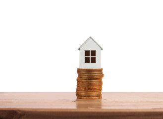 model of the house on  Coin
