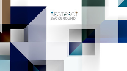 Fototapeta premium Business presentation geometric template