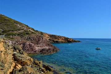 Fototapeta na wymiar Küste am Mittelmeer