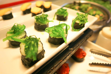 seaweed wrapped rice