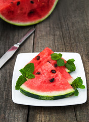 Slices of watermelon