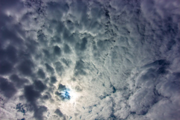 Psychedelic Sky with Clouds