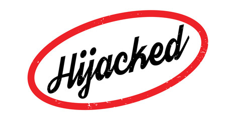 Hijacked rubber stamp. Grunge design with dust scratches. Effects can be easily removed for a clean, crisp look. Color is easily changed.