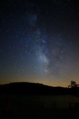Fototapeta premium Via-láctea em Macedo de Cavaleiros