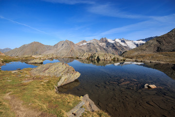 laghetto del Lauson, presso il rifugio Vittorio Sella - Parco Nazionale del Gran Paradiso