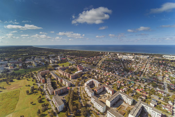 Fototapeta premium South end of Liepaja city, Latvia.