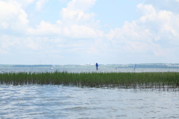 Fototapeta na wymiar Pleshcheyevo lake