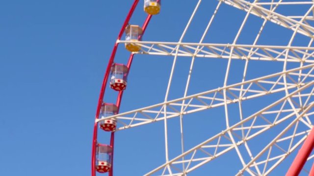 The Ferris Wheel in the amusement park